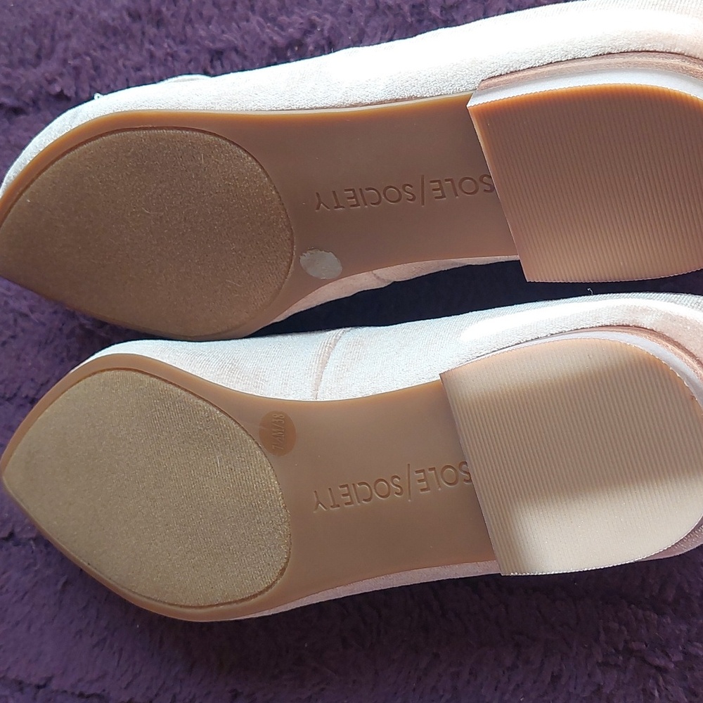 Sole Society Blush Embellished Flats - Picture 6 of 6